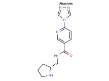 N-[(2R)-pyrrolidin-2-ylmethyl]-6-(4H-1,2,4-triazol-4-yl)nicotinamide