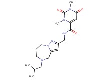 N-[(5-isobutyl-5,6,7,8-tetrahydro-4H-pyrazolo[1,5-a][1,4]diazepin-2-yl)methyl]-1,3-dimethyl-2,6-dioxo-1,2,3,6-tetrahydropyrimidine-4-carboxamide