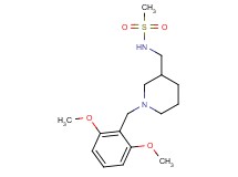 N-{[1-(2,6-dimethoxybenzyl)piperidin-3-yl]methyl}methanesulfonamide