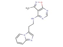 N-(2-imidazo[1,2-a]pyridin-3-ylethyl)-3-methylisoxazolo[5,4-d]pyrimidin-4-amine