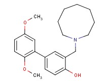 3-(1-azocanylmethyl)-2',5'-dimethoxy-4-biphenylol