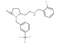 5-{2-[(2-fluorobenzyl)amino]ethyl}-1-[3-(trifluoromethyl)benzyl]-2-pyrrolidinone