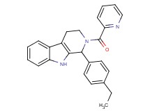 1-(4-ethylphenyl)-2-(2-pyridinylcarbonyl)-2,3,4,9-tetrahydro-1H-beta-carboline