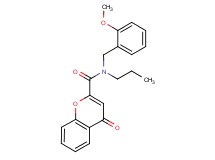 N-(2-methoxybenzyl)-4-oxo-N-propyl-4H-chromene-2-carboxamide