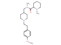 N-({1-[2-(4-methoxyphenyl)ethyl]-4-piperidinyl}methyl)-N,1-dimethyl-2-piperidinecarboxamide