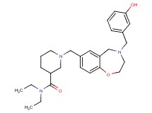 N,N-diethyl-1-{[4-(3-hydroxybenzyl)-2,3,4,5-tetrahydro-1,4-benzoxazepin-7-yl]methyl}-3-piperidinecarboxamide