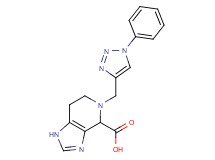 5-[(1-phenyl-1H-1,2,3-triazol-4-yl)methyl]-4,5,6,7-tetrahydro-1H-imidazo[4,5-c]pyridine-4-carboxylic acid