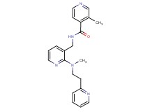 3-methyl-N-({2-[methyl(2-pyridin-2-ylethyl)amino]pyridin-3-yl}methyl)isonicotinamide