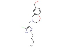 {4-[(2-butyl-5-chloro-1H-imidazol-4-yl)methyl]-2,3,4,5-tetrahydro-1,4-benzoxazepin-7-yl}methanol