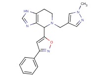 5-[(1-methyl-1H-pyrazol-4-yl)methyl]-4-(3-phenylisoxazol-5-yl)-4,5,6,7-tetrahydro-1H-imidazo[4,5-c]pyridine