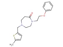 1-[(5-methyl-2-thienyl)methyl]-4-(2-phenoxyethyl)-1,4-diazepan-5-one