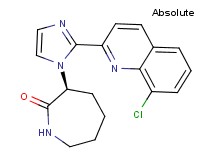 (3S)-3-[2-(8-chloroquinolin-2-yl)-1H-imidazol-1-yl]azepan-2-one