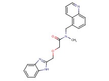 2-(1H-benzimidazol-2-ylmethoxy)-N-methyl-N-(5-quinolinylmethyl)acetamide
