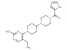 5-ethyl-2-methyl-4-{4-[4-(1H-pyrrol-2-ylcarbonyl)piperazin-1-yl]piperidin-1-yl}pyrimidine