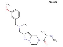 (2S)-1-[2-{[(3-methoxybenzyl)(methyl)amino]methyl}-6,7-dihydropyrazolo[1,5-a]pyrazin-5(4H)-yl]-N-methyl-1-oxo-2-propanamine