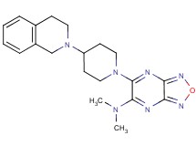 6-[4-(3,4-dihydro-2(1H)-isoquinolinyl)-1-piperidinyl]-N,N-dimethyl[1,2,5]oxadiazolo[3,4-b]pyrazin-5-amine