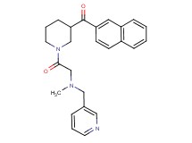{1-[N-methyl-N-(3-pyridinylmethyl)glycyl]-3-piperidinyl}(2-naphthyl)methanone