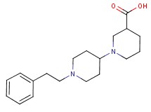 1'-(2-phenylethyl)-1,4'-bipiperidine-3-carboxylic acid dihydrochloride
