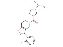 3-(2-fluorophenyl)-5-[(1-isopropylpyrrolidin-3-yl)carbonyl]-4,5,6,7-tetrahydroisoxazolo[4,5-c]pyridine
