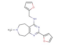 2-(2-furyl)-N-(2-furylmethyl)-7-methyl-6,7,8,9-tetrahydro-5H-pyrimido[4,5-d]azepin-4-amine