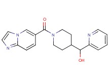 [1-(imidazo[1,2-a]pyridin-6-ylcarbonyl)piperidin-4-yl](pyridin-2-yl)methanol