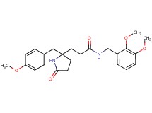 N-(2,3-dimethoxybenzyl)-3-[2-(4-methoxybenzyl)-5-oxo-2-pyrrolidinyl]propanamide