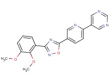 5-{5-[3-(2,3-dimethoxyphenyl)-1,2,4-oxadiazol-5-yl]pyridin-2-yl}pyrimidine