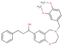 1-[4-(3,4-dimethoxybenzyl)-2,3,4,5-tetrahydro-1,4-benzoxazepin-7-yl]-3-phenyl-1-propanol