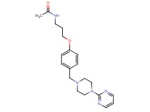 N-[3-(4-{[4-(2-pyrimidinyl)-1-piperazinyl]methyl}phenoxy)propyl]acetamide