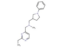 1-(2-ethylpyrimidin-4-yl)-N-methyl-N-[(1-phenylpyrrolidin-3-yl)methyl]methanamine