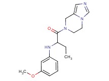 N-[1-(5,6-dihydroimidazo[1,5-a]pyrazin-7(8H)-ylcarbonyl)propyl]-3-methoxyaniline
