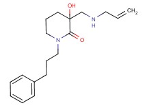 3-[(allylamino)methyl]-3-hydroxy-1-(3-phenylpropyl)piperidin-2-one