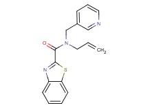 N-allyl-N-(pyridin-3-ylmethyl)-1,3-benzothiazole-2-carboxamide