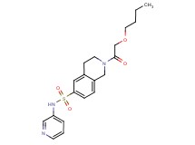 2-(butoxyacetyl)-N-pyridin-3-yl-1,2,3,4-tetrahydroisoquinoline-6-sulfonamide