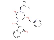 1-isobutyl-4-[(3-oxo-2,3-dihydro-1H-inden-1-yl)carbonyl]-6-(2-pyridinylmethoxy)-1,4-diazepan-2-one
