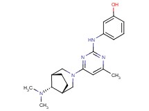3-({4-[(8-syn)-8-(dimethylamino)-3-azabicyclo[3.2.1]oct-3-yl]-6-methylpyrimidin-2-yl}amino)phenol