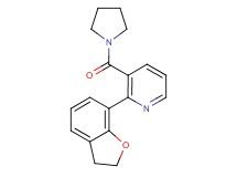 2-(2,3-dihydro-1-benzofuran-7-yl)-3-(pyrrolidin-1-ylcarbonyl)pyridine