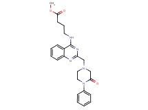methyl 4-({2-[(3-oxo-4-phenyl-1-piperazinyl)methyl]-4-quinazolinyl}amino)butanoate