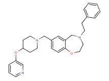 4-(2-phenylethyl)-7-{[4-(3-pyridinyloxy)-1-piperidinyl]methyl}-2,3,4,5-tetrahydro-1,4-benzoxazepine