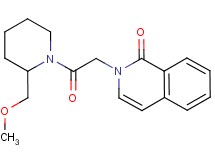 2-{2-[2-(methoxymethyl)piperidin-1-yl]-2-oxoethyl}isoquinolin-1(2H)-one