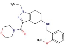 1-ethyl-N-(2-methoxybenzyl)-3-(4-morpholinylcarbonyl)-4,5,6,7-tetrahydro-1H-indazol-5-amine