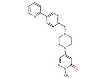 2-methyl-5-{4-[4-(2-pyridinyl)benzyl]-1-piperazinyl}-3(2H)-pyridazinone