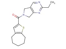 2-ethyl-6-(5,6,7,8-tetrahydro-4H-cyclohepta[b]thien-2-ylcarbonyl)-6,7-dihydro-5H-pyrrolo[3,4-d]pyrimidine