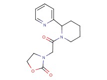 3-[2-oxo-2-(2-pyridin-2-ylpiperidin-1-yl)ethyl]-1,3-oxazolidin-2-one