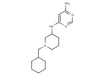 N-[1-(cyclohexylmethyl)-3-piperidinyl]-4,6-pyrimidinediamine