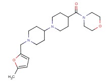 1'-[(5-methyl-2-furyl)methyl]-4-(4-morpholinylcarbonyl)-1,4'-bipiperidine