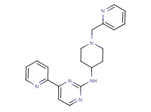 4-(2-pyridinyl)-N-[1-(2-pyridinylmethyl)-4-piperidinyl]-2-pyrimidinamine