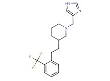 1-(1H-imidazol-4-ylmethyl)-3-{2-[2-(trifluoromethyl)phenyl]ethyl}piperidine