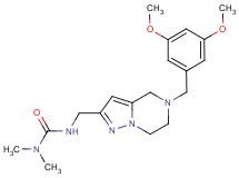 N'-{[5-(3,5-dimethoxybenzyl)-4,5,6,7-tetrahydropyrazolo[1,5-a]pyrazin-2-yl]methyl}-N,N-dimethylurea