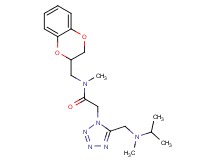 N-(2,3-dihydro-1,4-benzodioxin-2-ylmethyl)-2-(5-{[isopropyl(methyl)amino]methyl}-1H-tetrazol-1-yl)-N-methylacetamide
